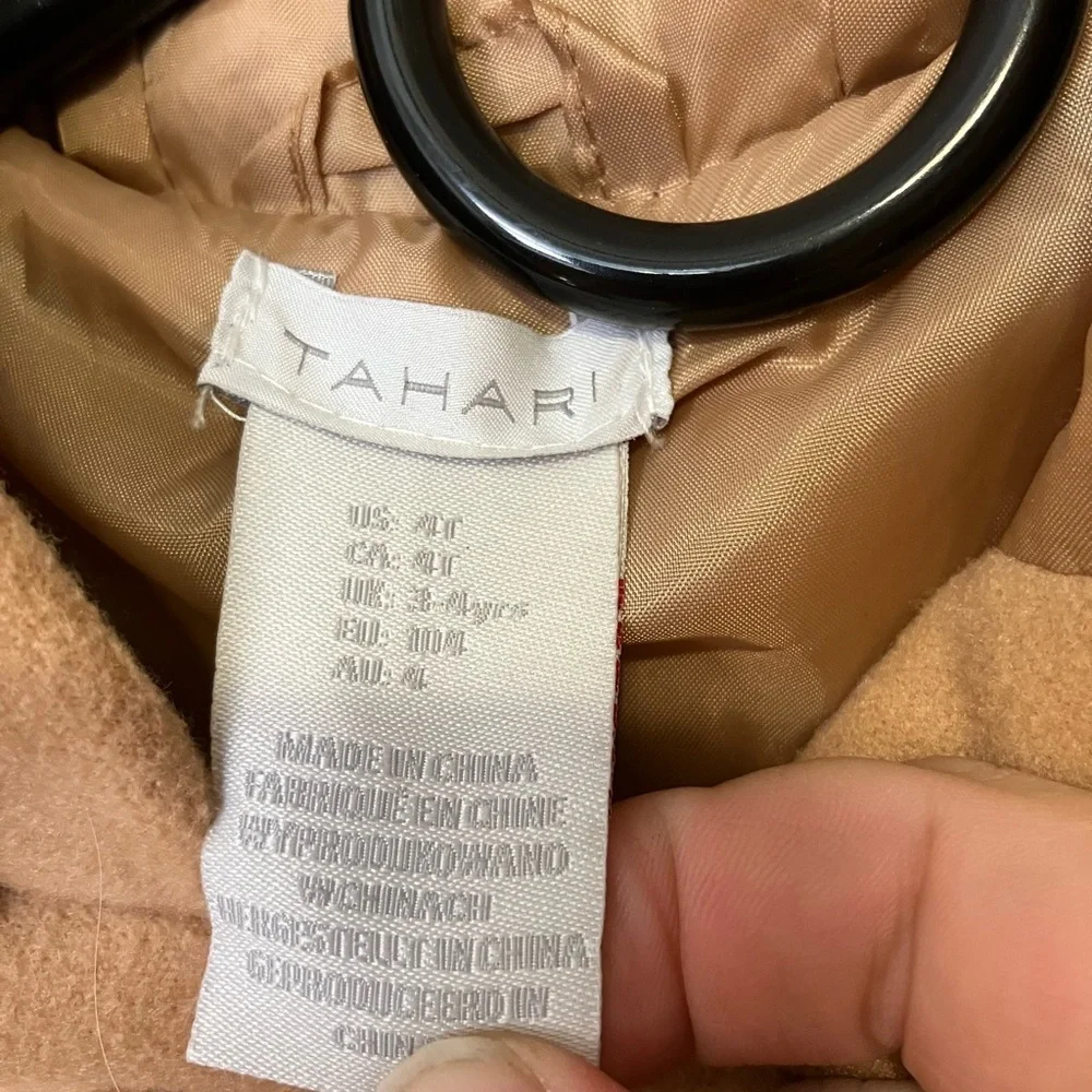 Tahari Girls Coat‎ Sz 4T Brown Preppy Formal Coat